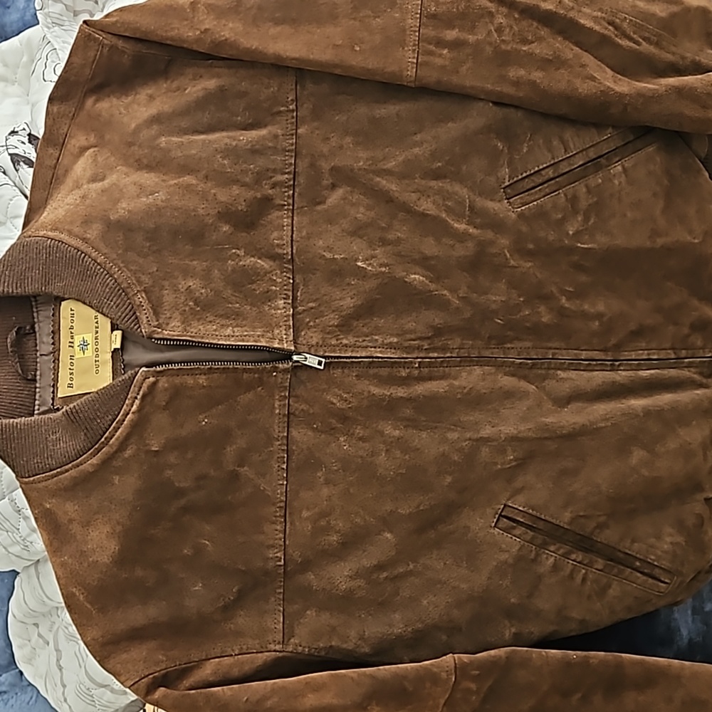 Boston Harbour leather jacket